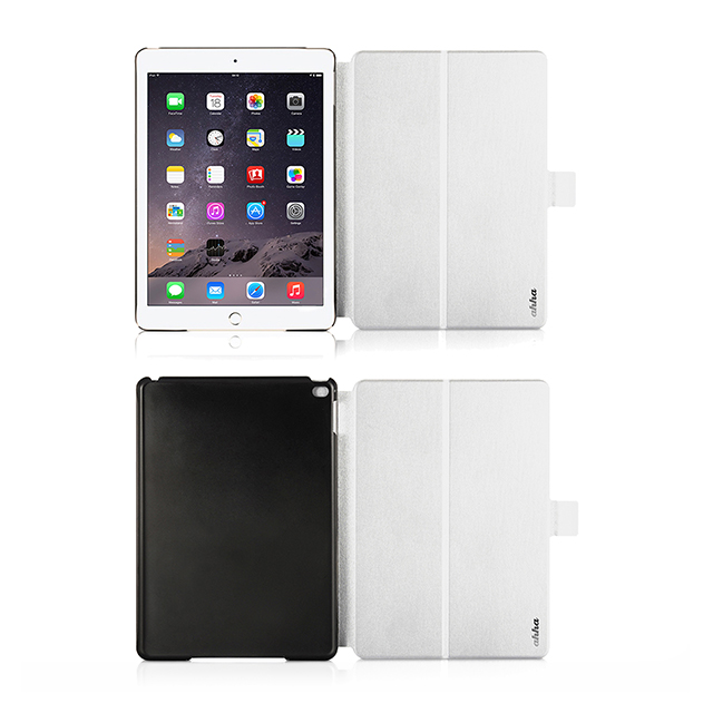 【iPad Air2 ケース】Dual Face Flip Case SYKES BASIC Pale Pink/Sugar Whiteサブ画像