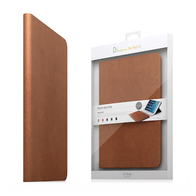 【iPad Air2 ケース】D5 Calf Skin Leather Diary タンブラウンgoods_nameサブ画像