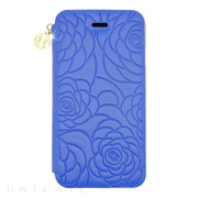 【iPhone6s/6 ケース】Chamelia Leather Folio Hard Shell Blue Metallic