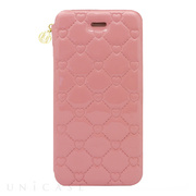 【iPhone6s/6 ケース】Heart design Patent leather Baby Pink