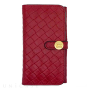 【iPhone6s/6 ケース】Luxe Exotic Female Wallet Weave (Red)