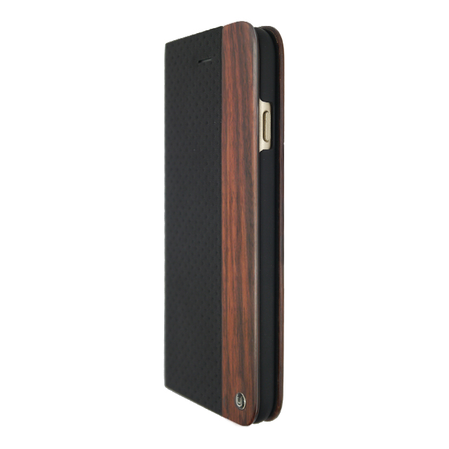 【iPhone6s Plus/6 Plus ケース】Wooden Case with Perforated design Blackサブ画像