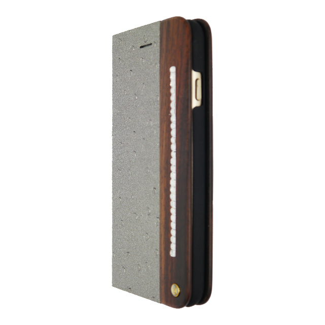【iPhone6s Plus/6 Plus ケース】Wooden Case with Ostrich design Silverサブ画像