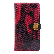 【iPhone6s Plus/6 Plus ケース】Luxe Exotic Slider Leather Wallet (Snake Red)