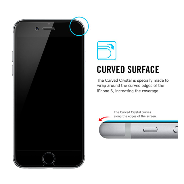 【iPhone6 フィルム】Curved Crystalサブ画像