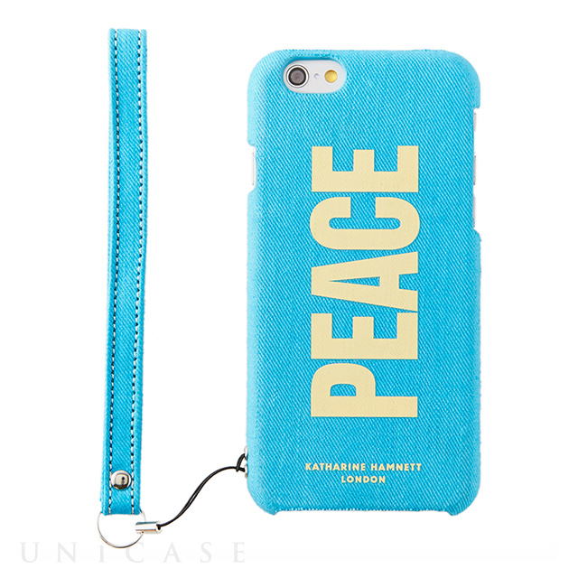 【iPhone6s/6 ケース】KATHARINE HAMNETT LONDON×Simplism カードポケットケース (Peace)