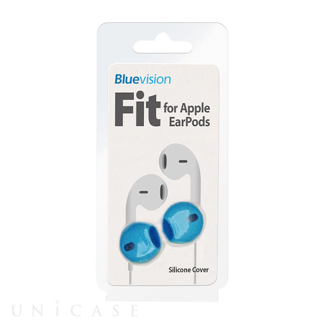 【iPhone iPod】Fit for Apple EarPods Neon Blue