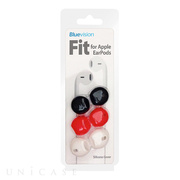 【iPhone iPod】Fit for Apple EarPods 3 Pack White/Black/Red