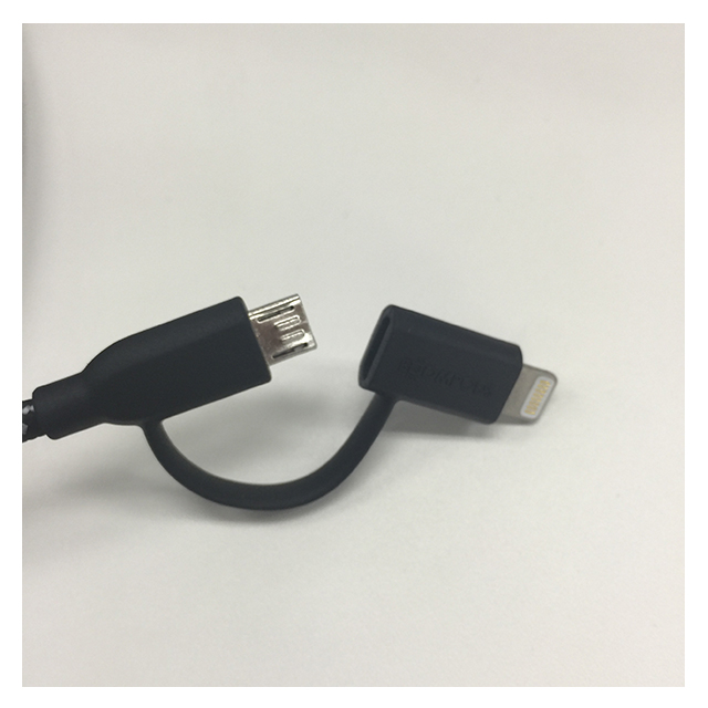 Duo-cable  Lightning＆microUSB (Black)サブ画像