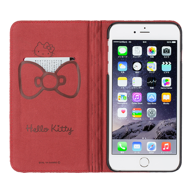 【iPhone6s Plus/6 Plus ケース】Hello Kitty キルティングケース レッドサブ画像