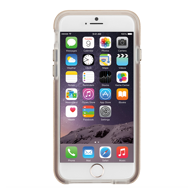 【iPhone6s Plus/6 Plus ケース】Hybrid Tough Case Gold/Clearサブ画像