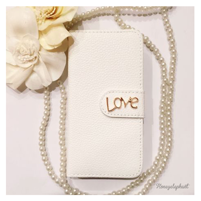 【iPhone6 ケース】LOVE ダイアリー (ホワイト)goods_nameサブ画像