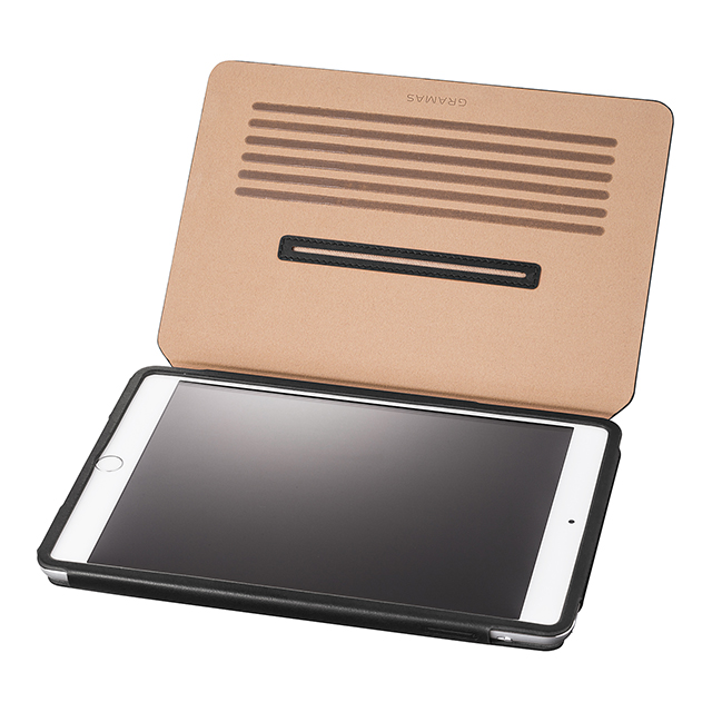 【iPad mini3/2/1 ケース】Leather Case Blackサブ画像