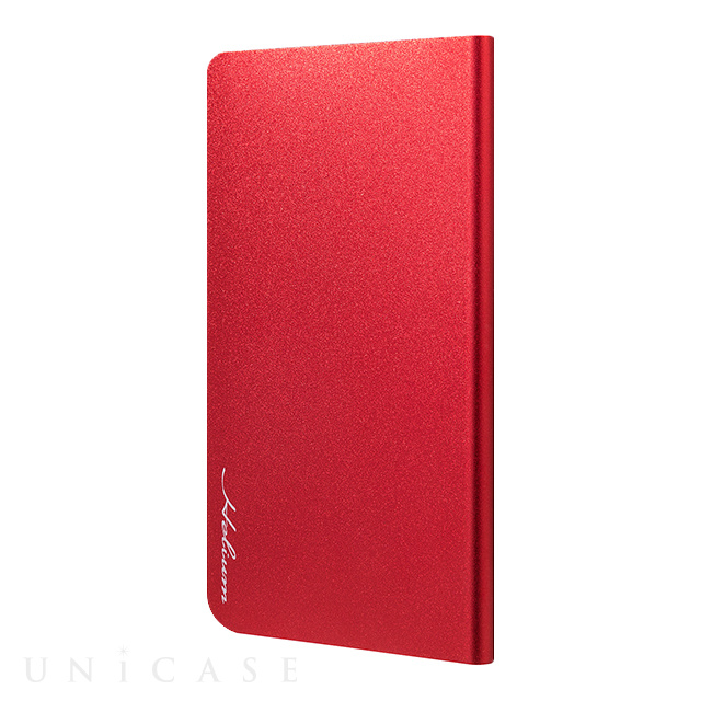 Super Thin Mobile Battery with Lightning Cable Red