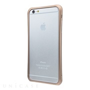 【iPhone6 Plus ケース】SCREW FREE Metal Bumper (Gold)
