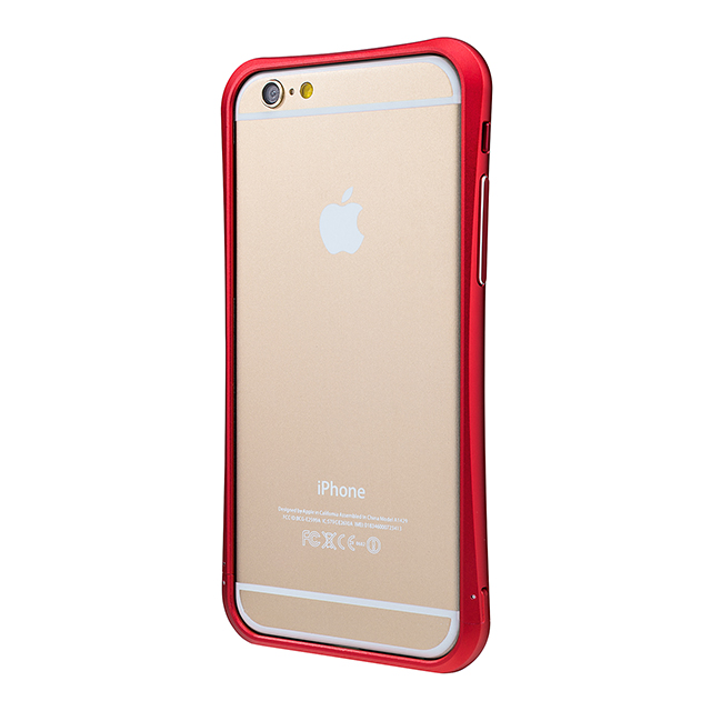 【iPhone6 ケース】SCREW FREE Metal Bumper (Red)サブ画像