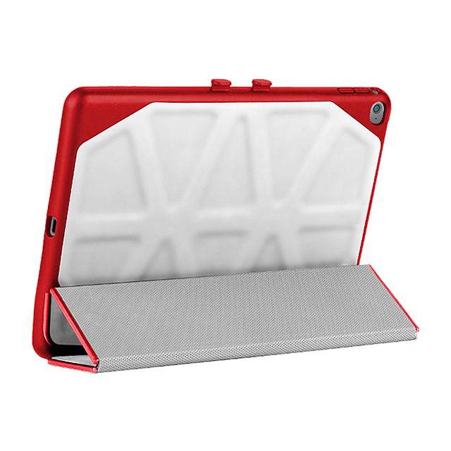 【iPad Air2 ケース】Hard Edge2 Caviar (White/Red)サブ画像
