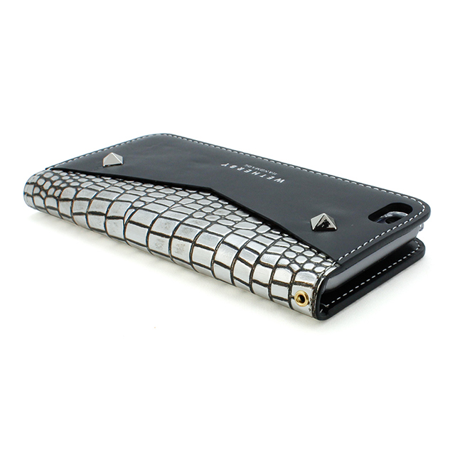 【iPhone6s Plus/6 Plus ケース】DESIGNSKIN WETHERBY・Premium Black (Square Silver)サブ画像