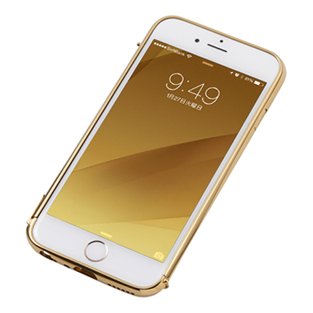 【iPhone6s/6 ケース】CLEAVE Stainless Bumper ”The One” (Gold)サブ画像