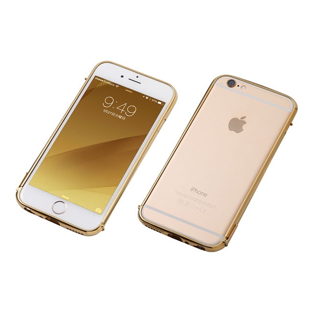 【iPhone6s/6 ケース】CLEAVE Stainless Bumper ”The One” (Gold)サブ画像
