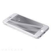 【iPhone6s/6 フィルム】W-FACE High Grade Glass ＆ Aluminum Screen Protector Silver