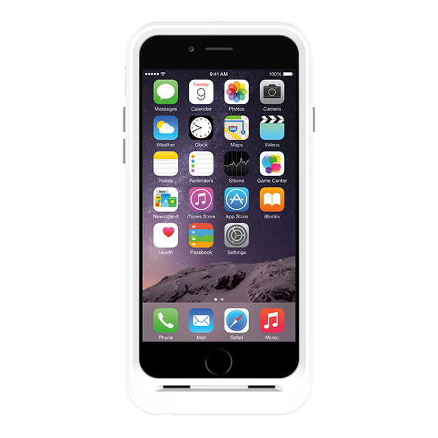 【iPhone6s/6 ケース】Resurgence 耐落下バッテリーケース (ミントグリーン/ホワイト)サブ画像