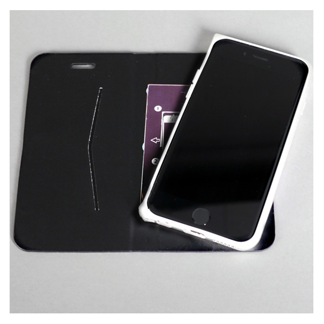 【iPhone6 ケース】Cuoio 黒×シルバーサブ画像