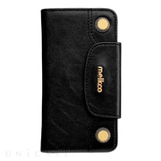 【iPhone6s/6 ケース】Sarina Series - BonBon Collection Flap Type Phone Case (Black)