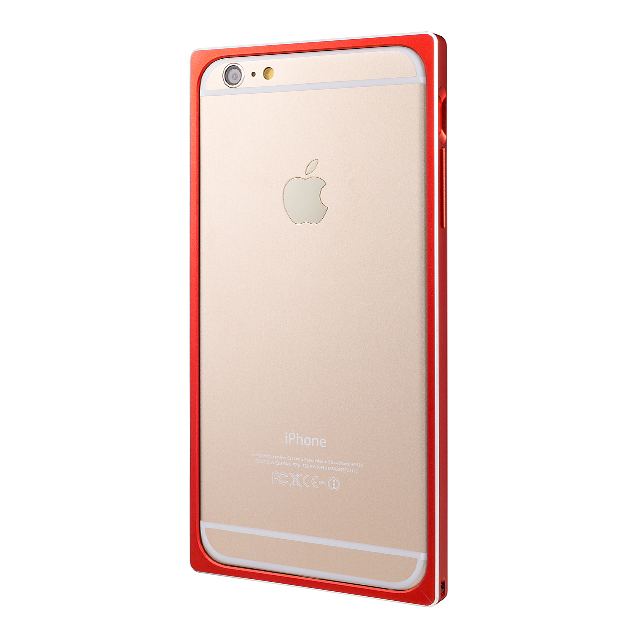 【iPhone6s Plus/6 Plus ケース】Straight Metal Bumper (Red)サブ画像