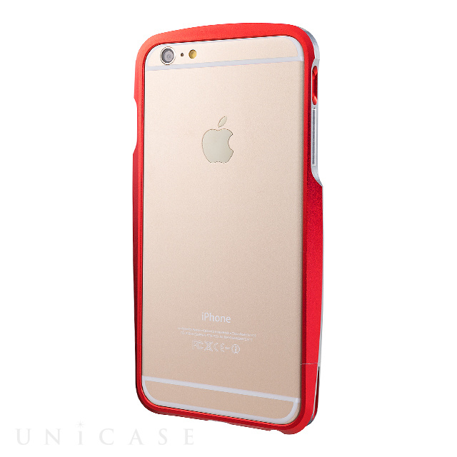 【iPhone6 Plus ケース】Round Metal Bumper (Red)