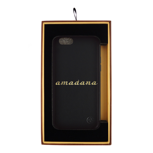 【iPhone6s/6 ケース】amadana LEATHER CASE for iPhone6s/6(BLACK)サブ画像