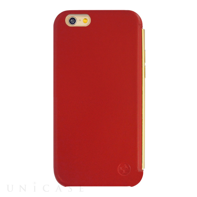 【iPhone6s/6 ケース】amadana LEATHER CASE for iPhone6s/6(RED)