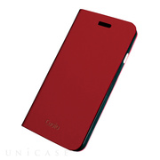 【iPhone6 ケース】Cuoio 赤×ブラック