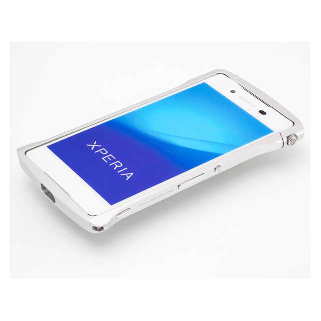 【XPERIA Z4 ケース】CLEAVE Aluminum Bumper Chrono Silverサブ画像