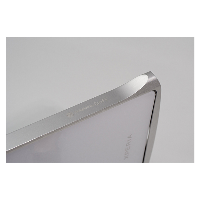 【XPERIA Z4 ケース】CLEAVE Aluminum Bumper Chrono Silverサブ画像
