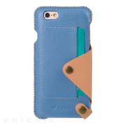 【iPhone6s/6 ケース】Premium Leather Case Latina Series (Blue Lychee)