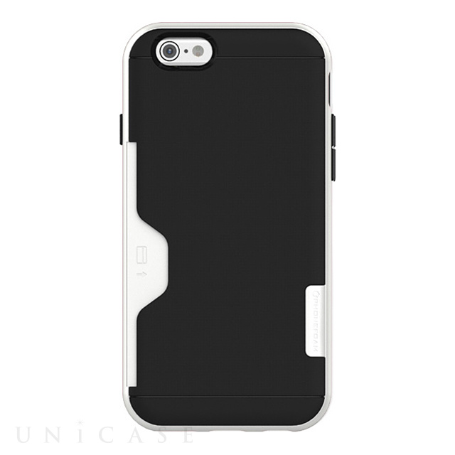 【iPhone6 ケース】LINE カード収納機能付きケース (ピュアホワイト)