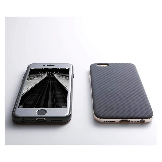 【iPhone6s/6 ケース】Hybrid Case UNIO (Ebony Black)サブ画像