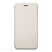 【iPhone6s Plus/6 Plus ケース】手帳型クラムシェルケース Zara (White)