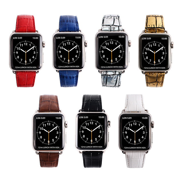 【Apple Watch バンド 44/42mm】クロコシリーズ (Hologram Croco) for Apple Watch Series4/2/1サブ画像