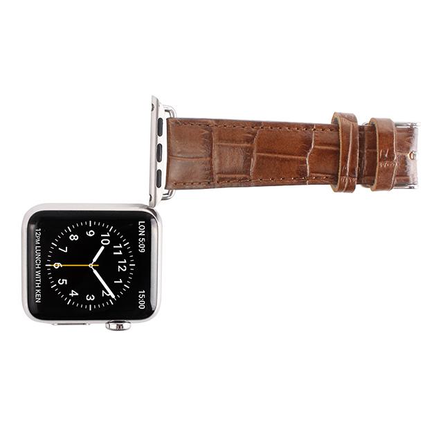 【Apple Watch バンド 44/42mm】クロコシリーズ (Red Croco) for Apple Watch Series4/2/1サブ画像