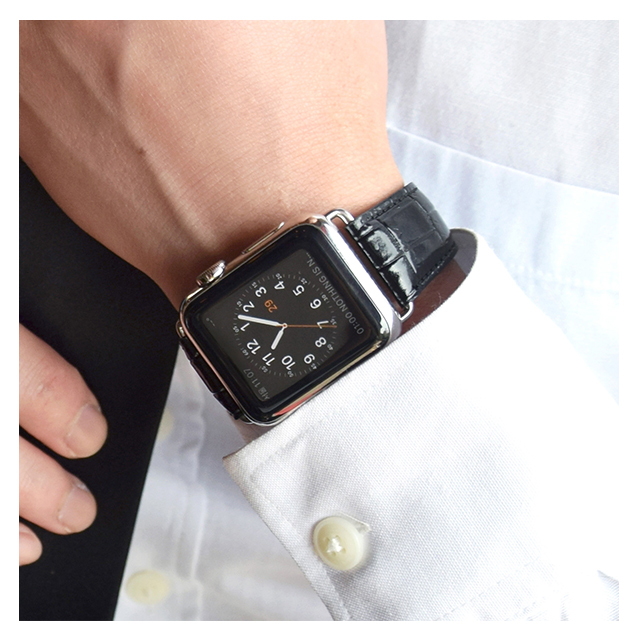 【Apple Watch バンド 40/38mm】クロコシリーズ (Black Croco) for Apple Watch Series4/2/1goods_nameサブ画像