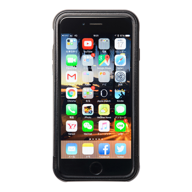 【iPhone6 ケース】フルメタルジャケット ALL BLACKサブ画像