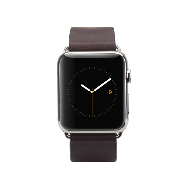 【Apple Watch バンド 45/44/42mm】Apple Watchband Signature Leather (Tobacco) for Apple Watch SE(第2/1世代)/Series9/8/7/6/5/4/3/2/1サブ画像