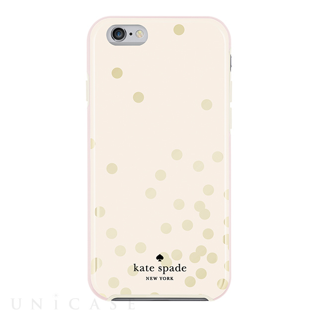 【iPhone6s/6 ケース】Hybrid Hardshell Case (Confetti Cream/Gold)