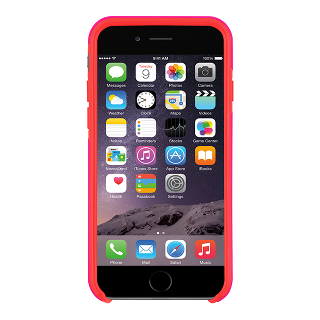【iPhone6s/6 ケース】Hybrid Hardshell Case (Candy Stripe Red/Pink)サブ画像