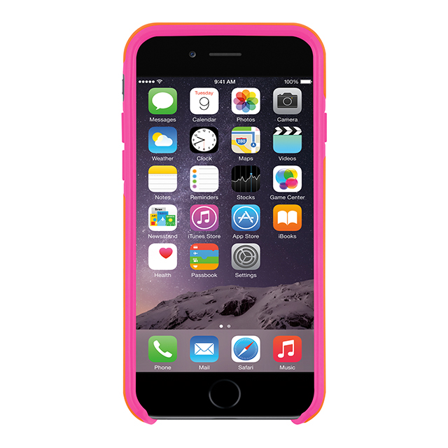 【iPhone6s/6 ケース】Hybrid Hardshell Case (Larabee Dot Pink/Orange)サブ画像