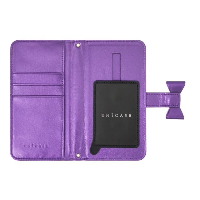 【マルチ スマホケース】Ribbon Diary Purple for 5inchサブ画像