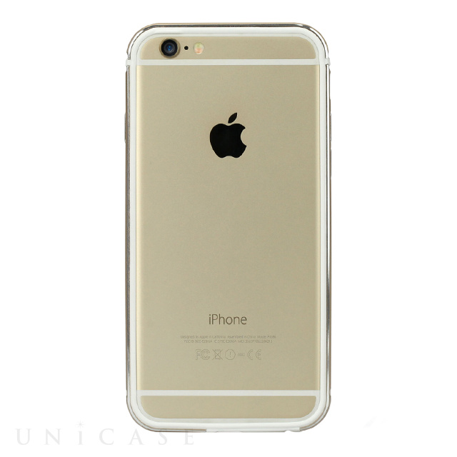 【iPhone6s/6 ケース】FRAME x FRAME SHOCKMOUNT (ゴールド/ホワイト)