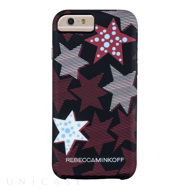【iPhone6s/6 ケース】REBECCAMINKOFF Hybrid Tough Prints (Striped Red Stars)